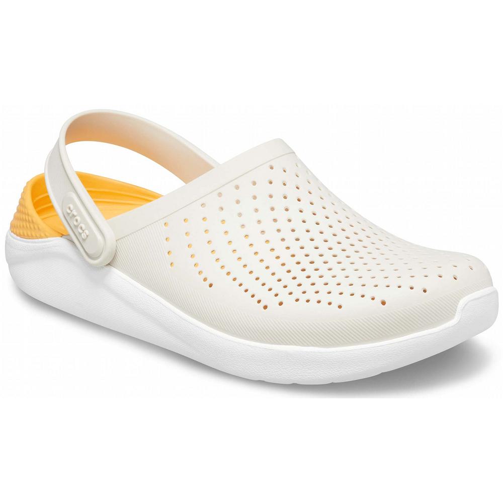 Beige Men's Crocs LiteRide™ Clogs | NZ 0717GSOL